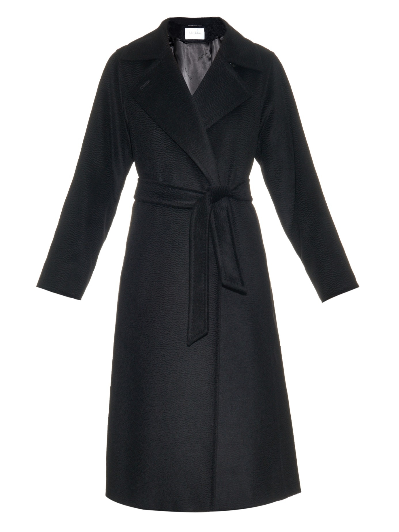 Max mara Manuela Coat in Black  Lyst