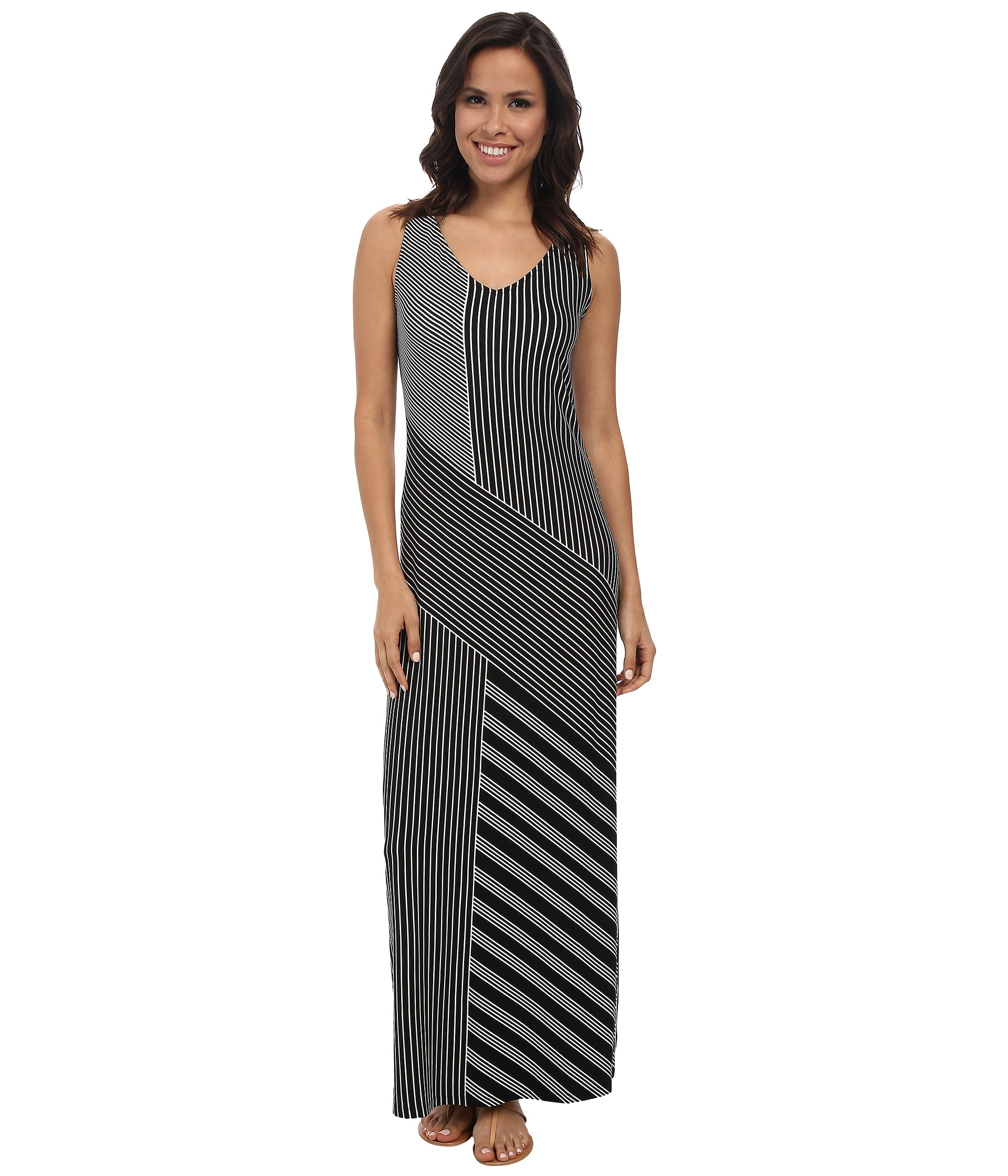 Lyst - Tommy Bahama Lucca Lines Long Dress in Black
