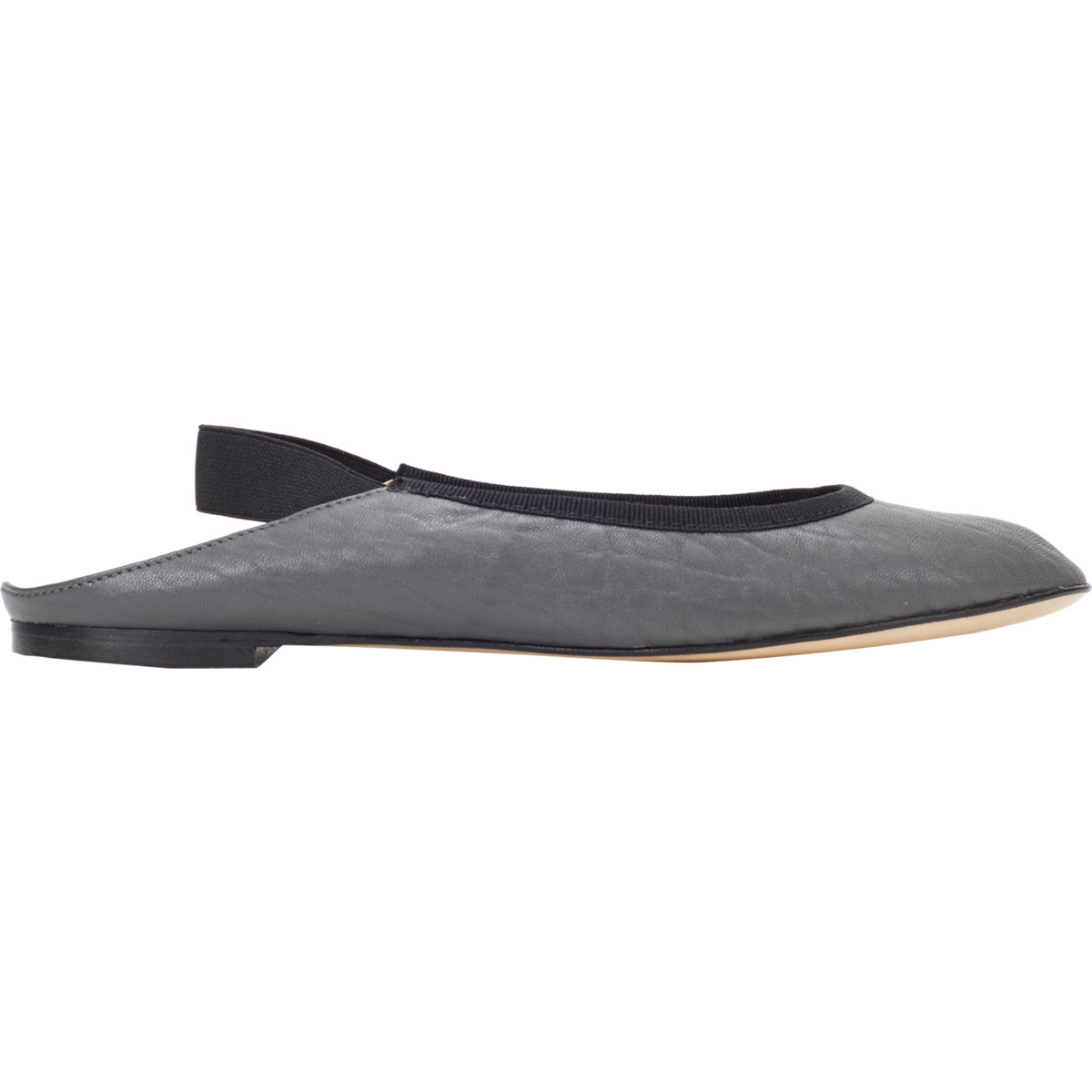 gray ballerina flats