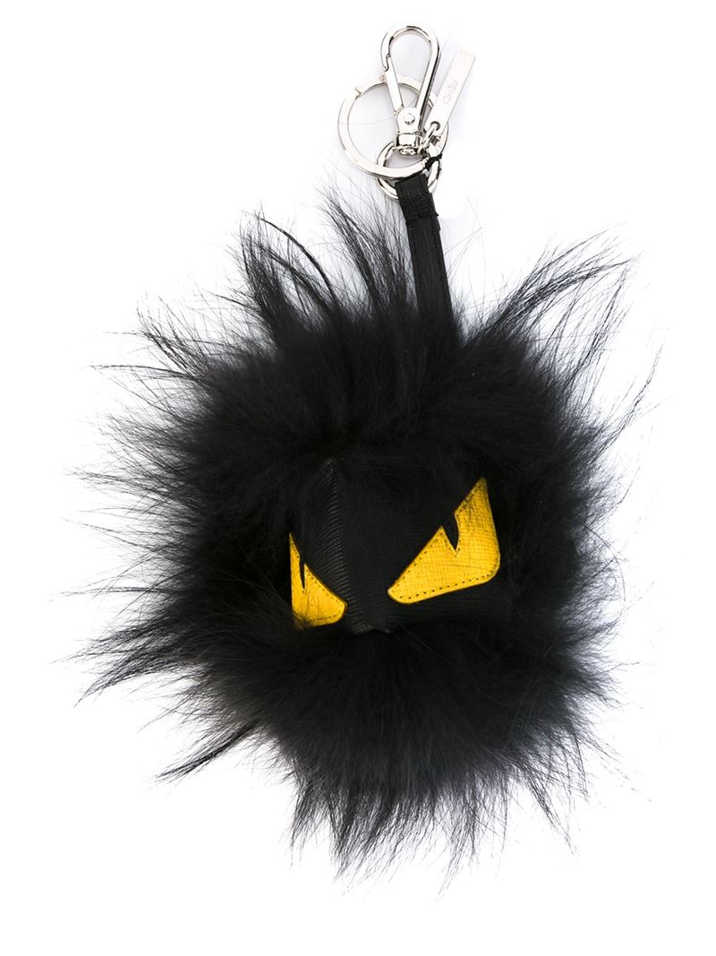 Lyst Fendi Bag Bugs Charm In Black For Men Gallery