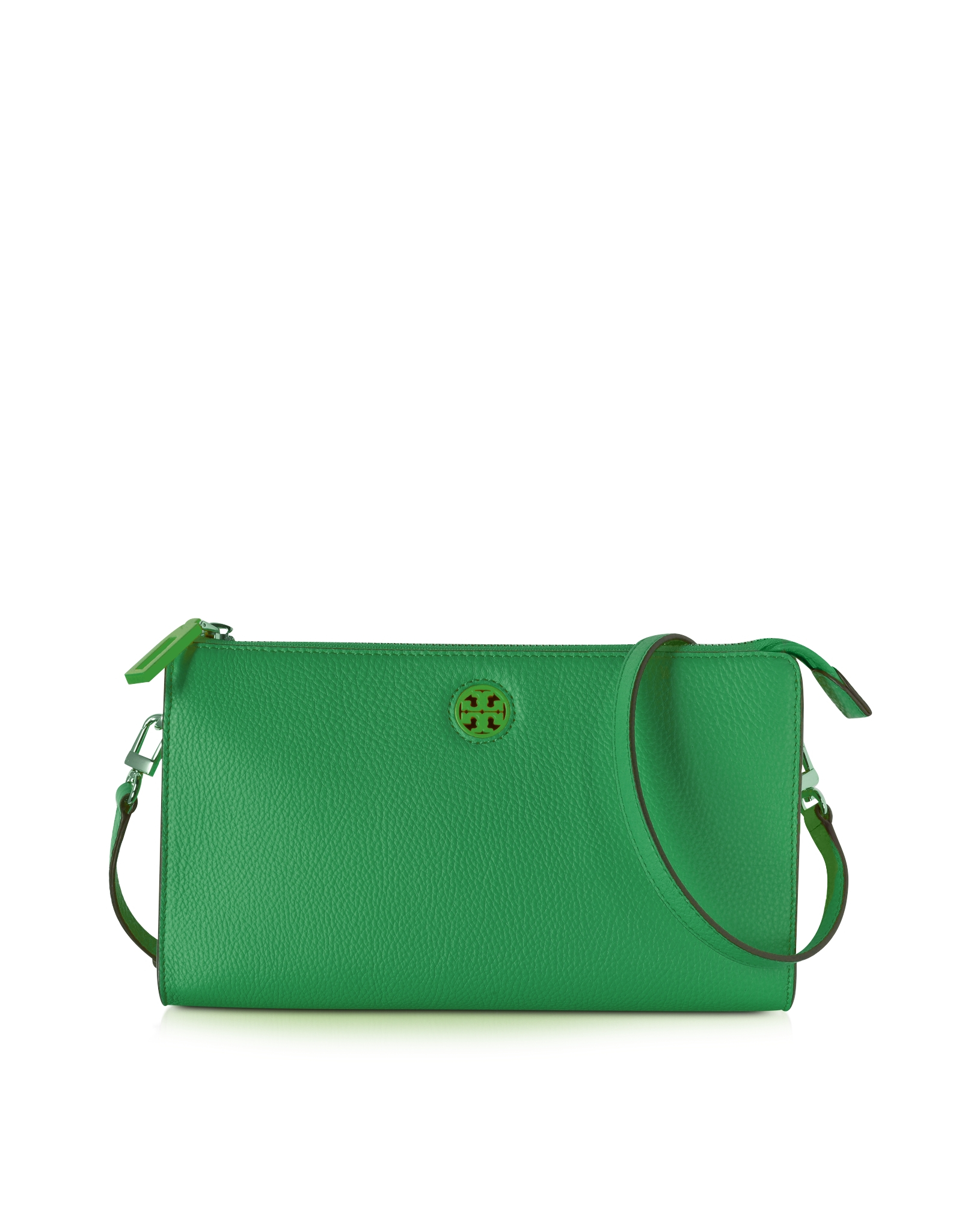 tory burch robinson pebbled double zip crossbody