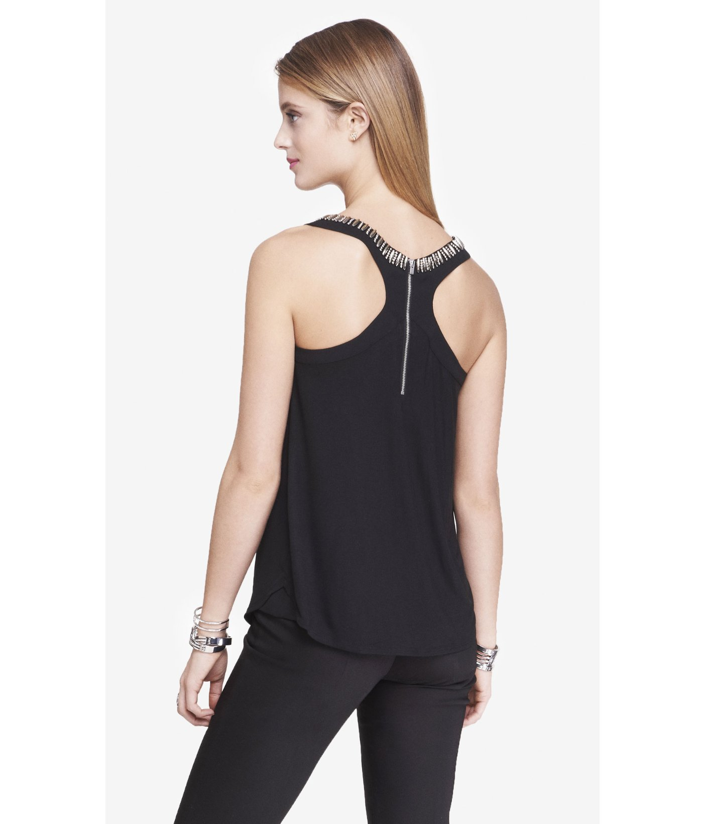 Subdued Orange and Black Tank Top for Women, Alanic Activewear