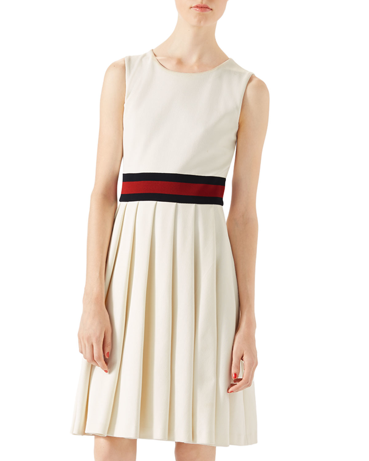 gucci pleated dress