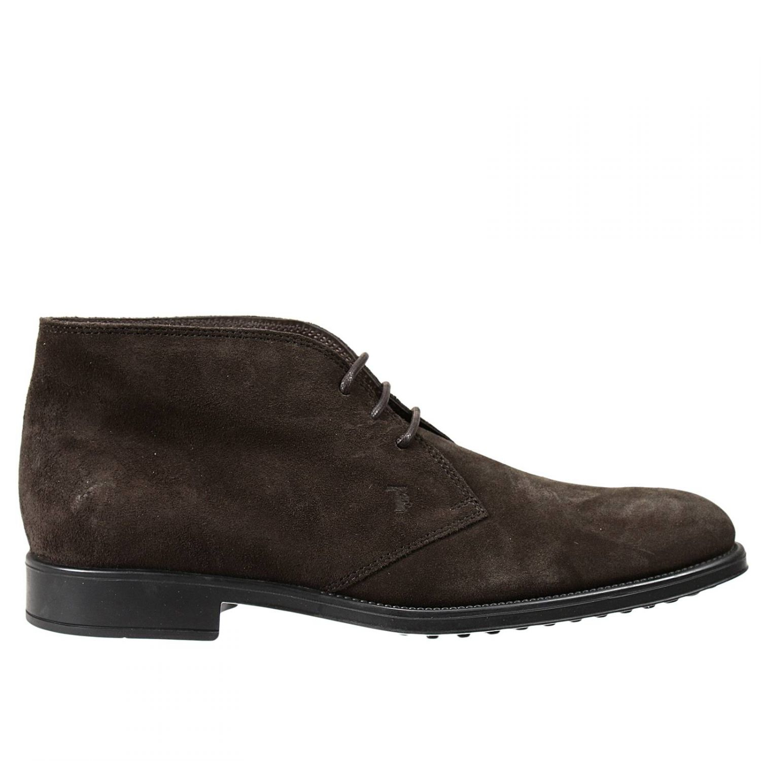 Lyst - Tod's Rubber Sole Ankle Boots In Suede in Brown for Men