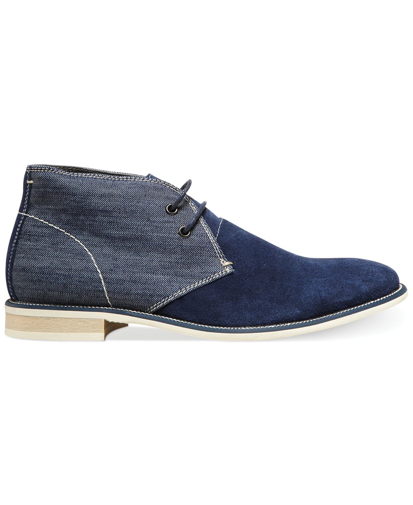steve madden blue suede boots