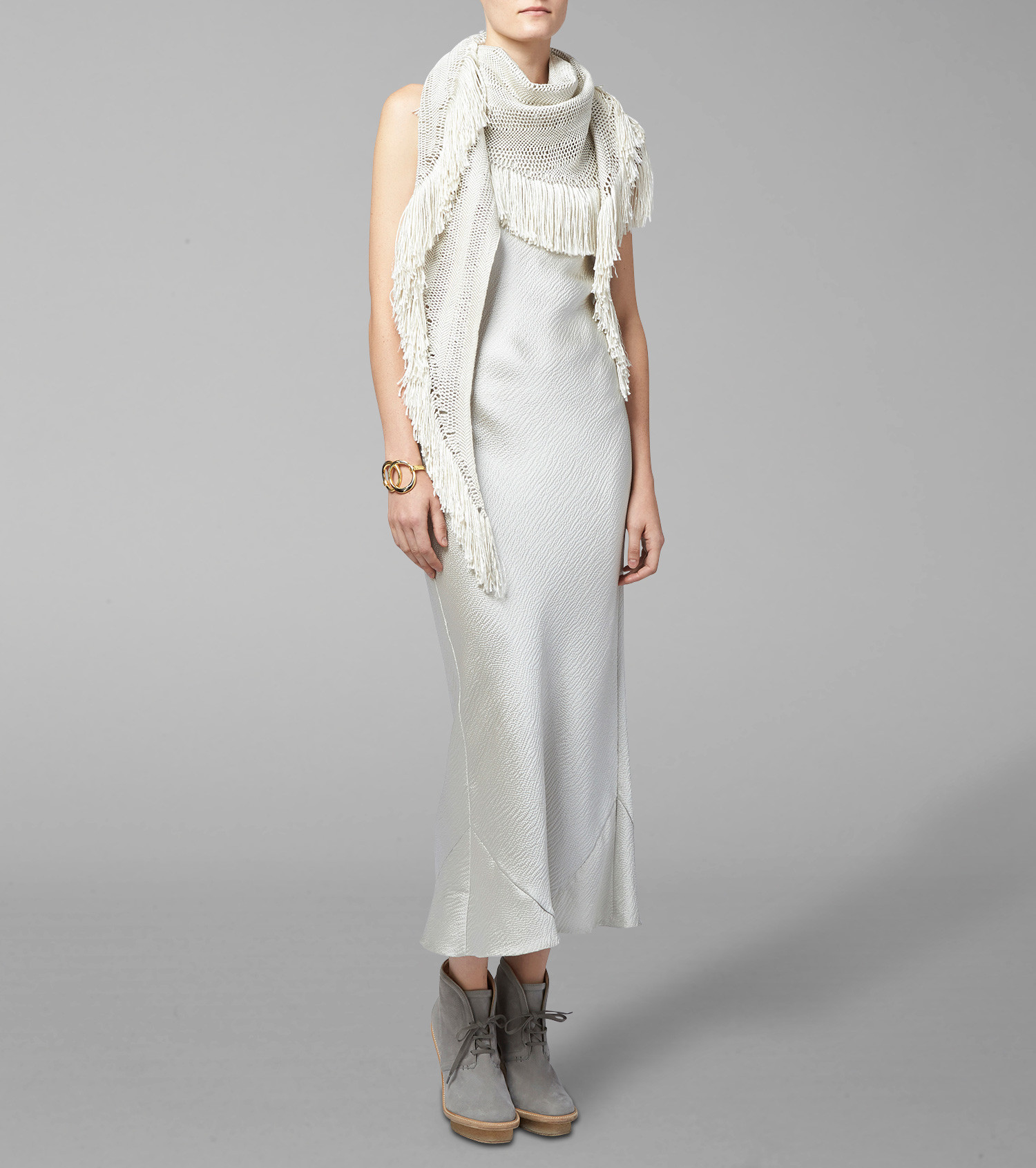 Maiyet Bias Sheath Dress in Metallic | Lyst