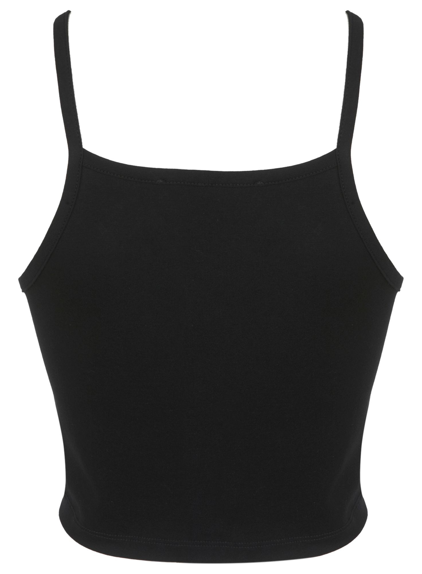 Miss selfridge Black 90s Square Crop Top in Black | Lyst Miss selfridge Black 90s Square Crop Top in Black | Lyst