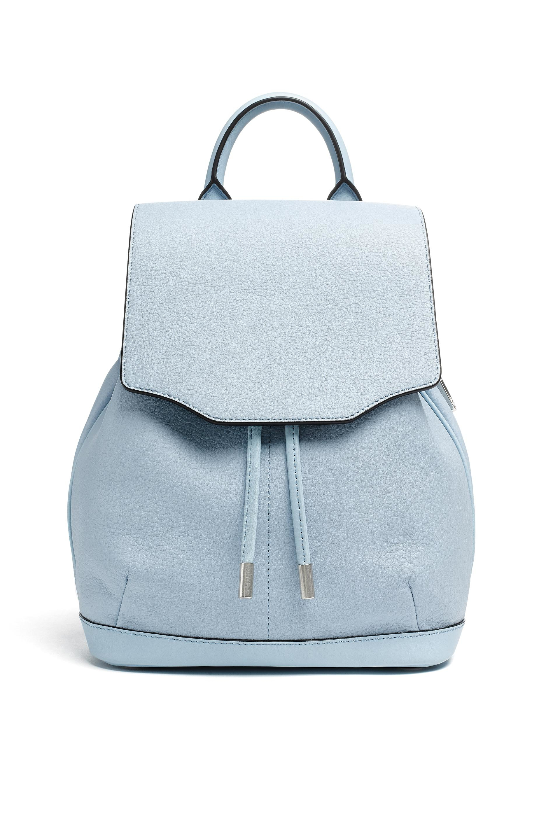 light blue mini bag