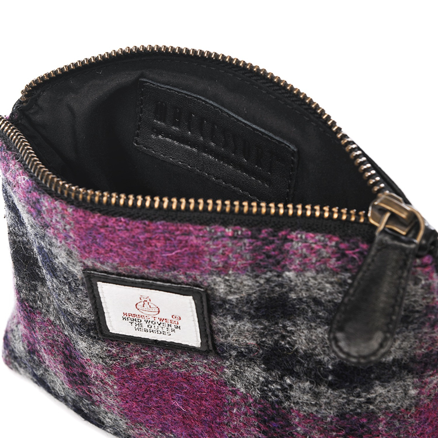 harris tweed makeup bag