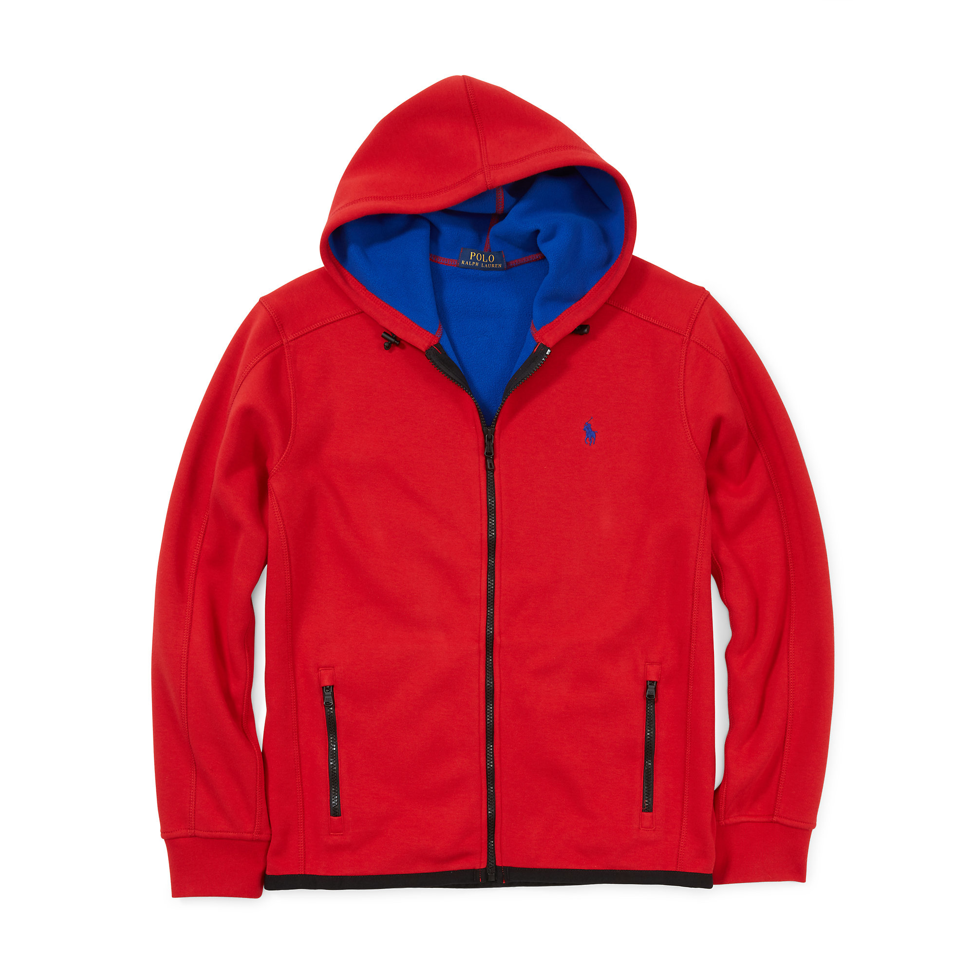 Lyst - Polo Ralph Lauren Bonded-fleece Jacket in Red for Men