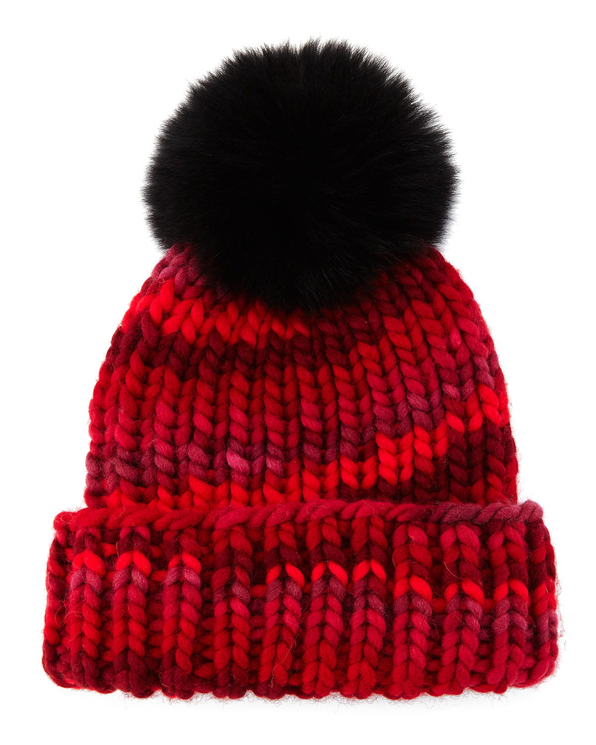 beyonce beanie pom pom Pom Pom Pom Fur Fox With pom Rain kim Eugenia in Red Eugenia Beanie