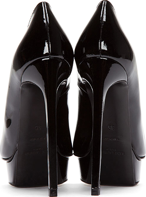 saint laurent leather pumps