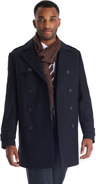 French Connection Tailored Fit Double Breasted Jacket Navy in Blue for ...