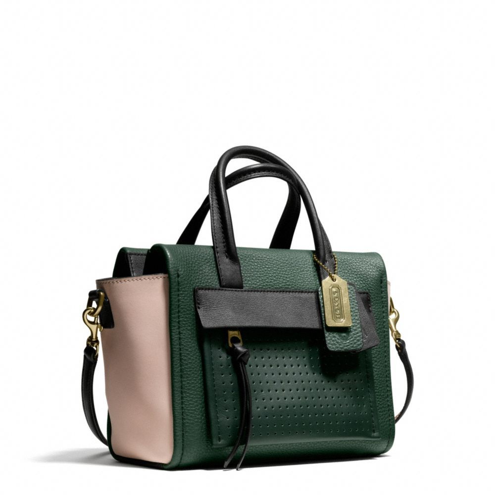 coach green mini bag
