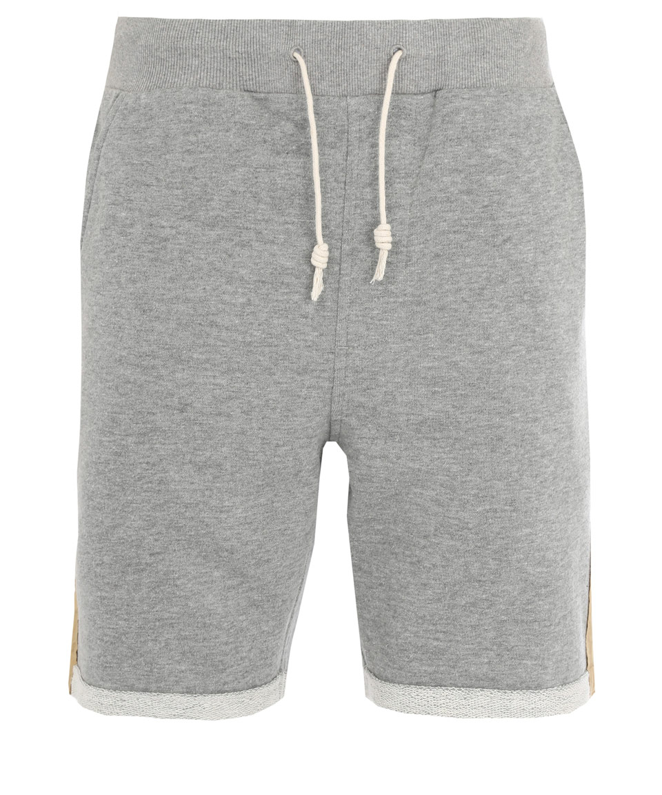 Folk Mid Grey Panelled Cotton Shorts in Gray for Men | Lyst