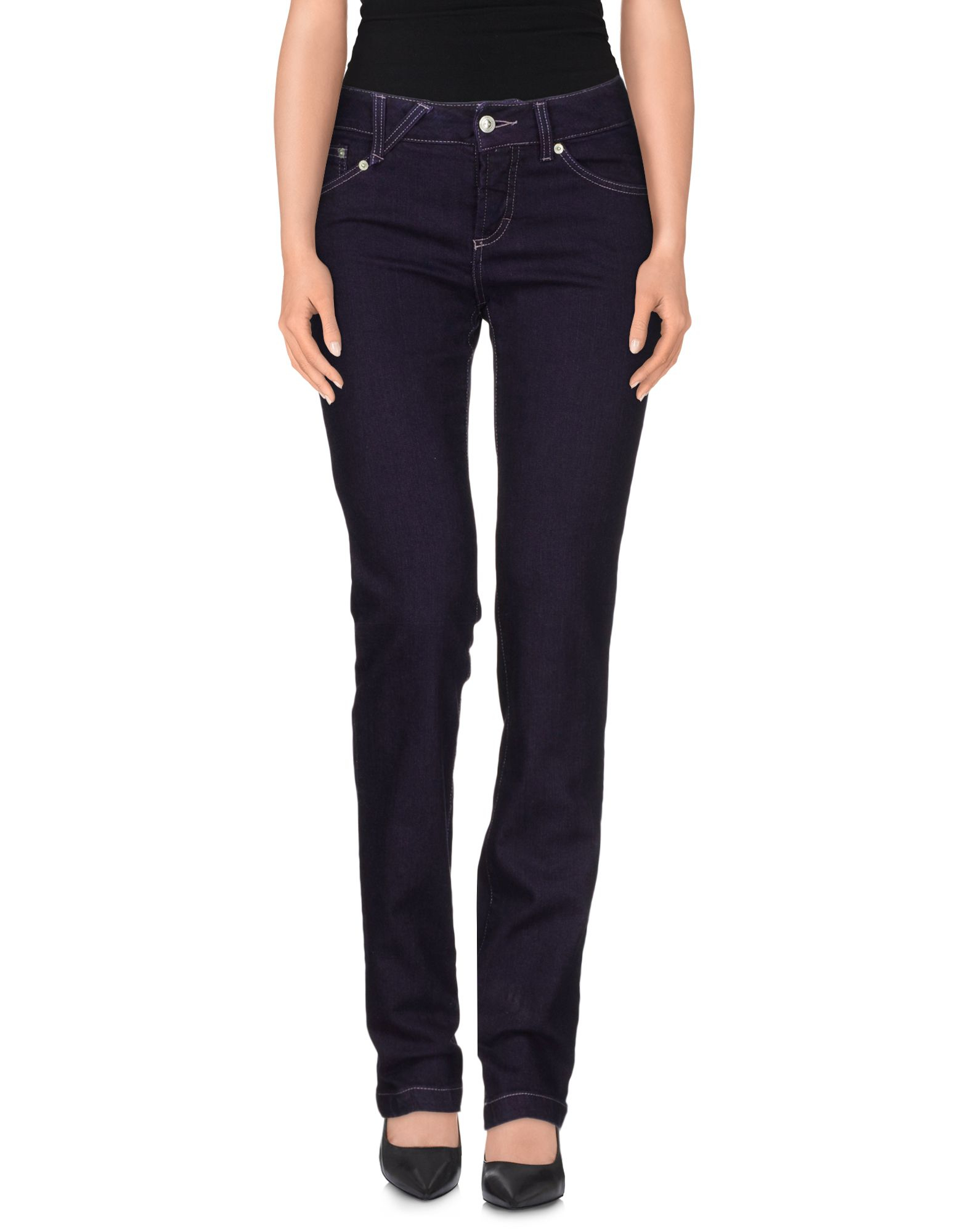 Versace jeans couture Denim Trousers in Purple for Men (Dark purple) | Lyst