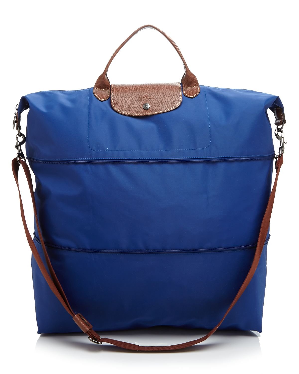 Longchamp Weekender - Le Pliage Expandable Travel Duffel in Blue | Lyst