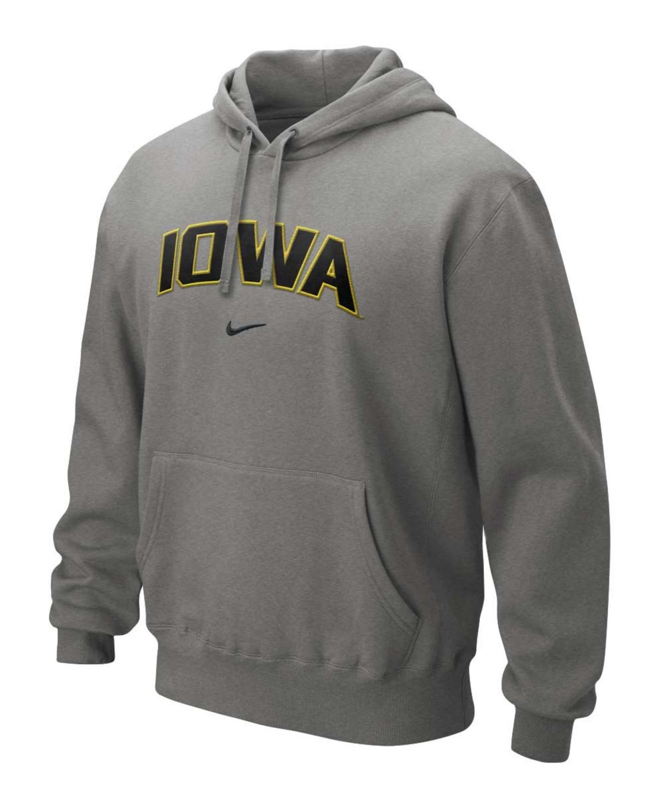 Lyst - Nike Men's Iowa Hawkeyes Classic Arch Hoodie in Gray for Men