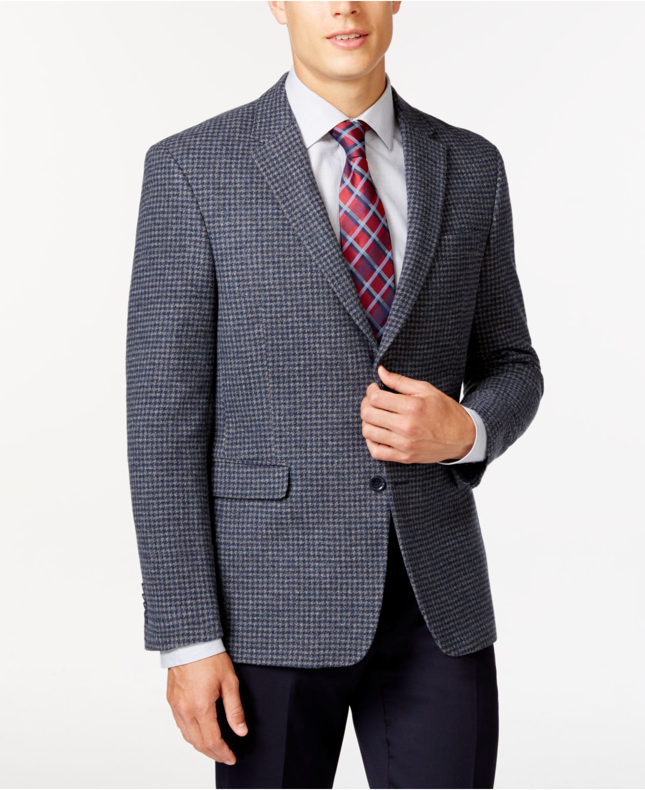 Lyst - Tommy Hilfiger Houndstooth Sport Coat in Gray for Men