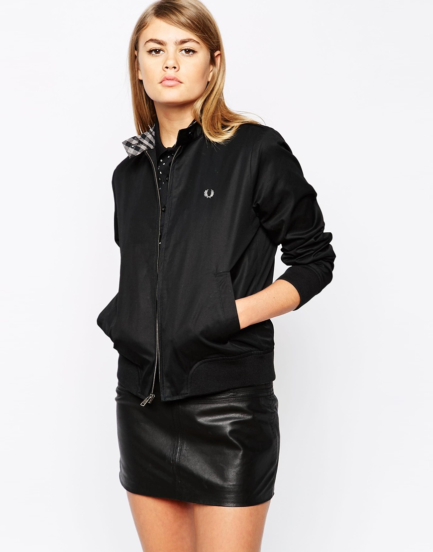Lyst - Fred Perry Harrington Jacket in Black