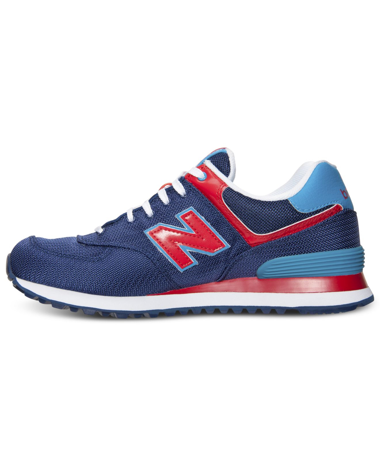 New balance Men'S 574 Passport Casual Sneakers From Finish Line in Blue ...