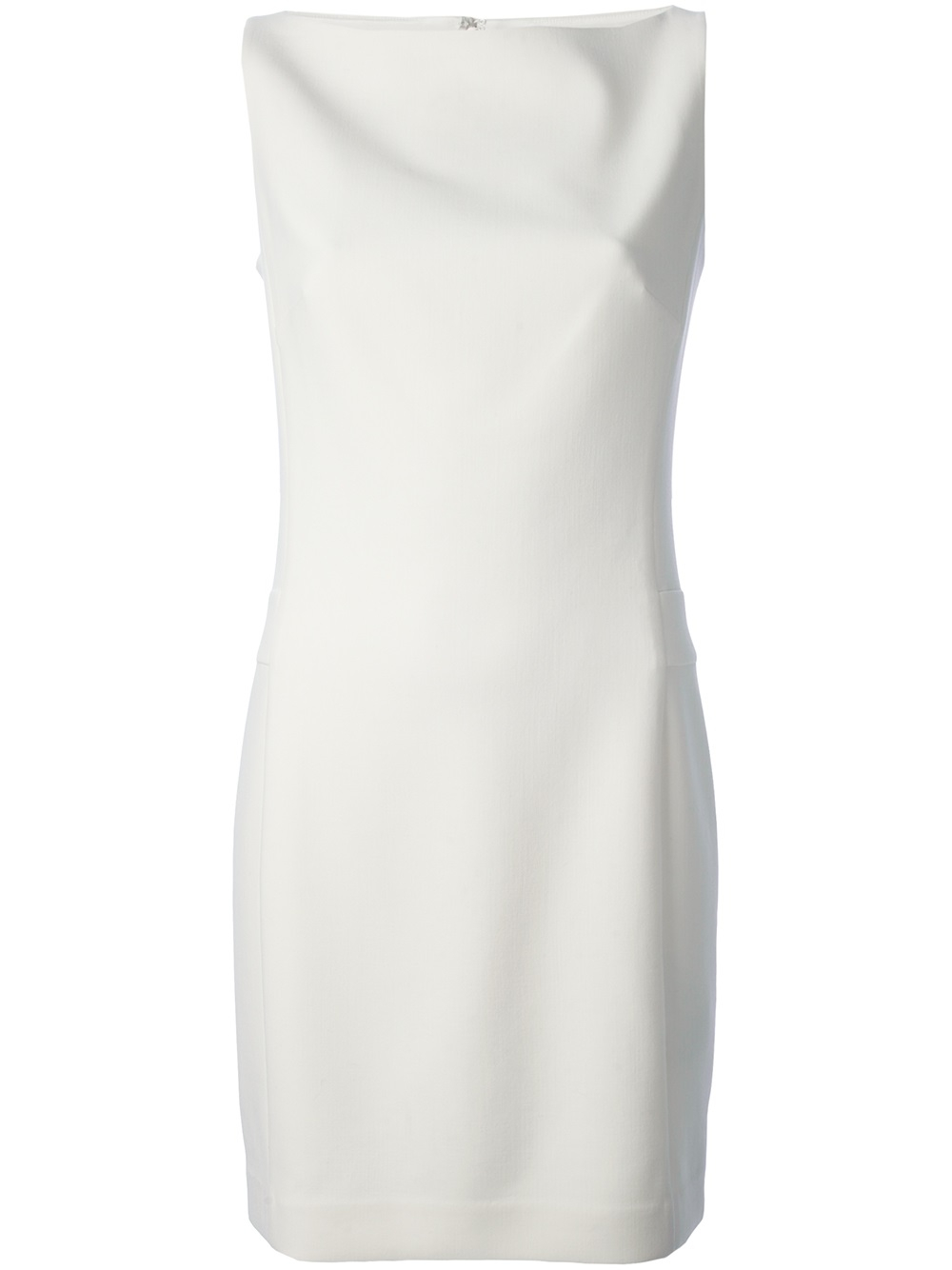 Lyst - Ralph Lauren Black Label Sleeveless Shift Dress in White