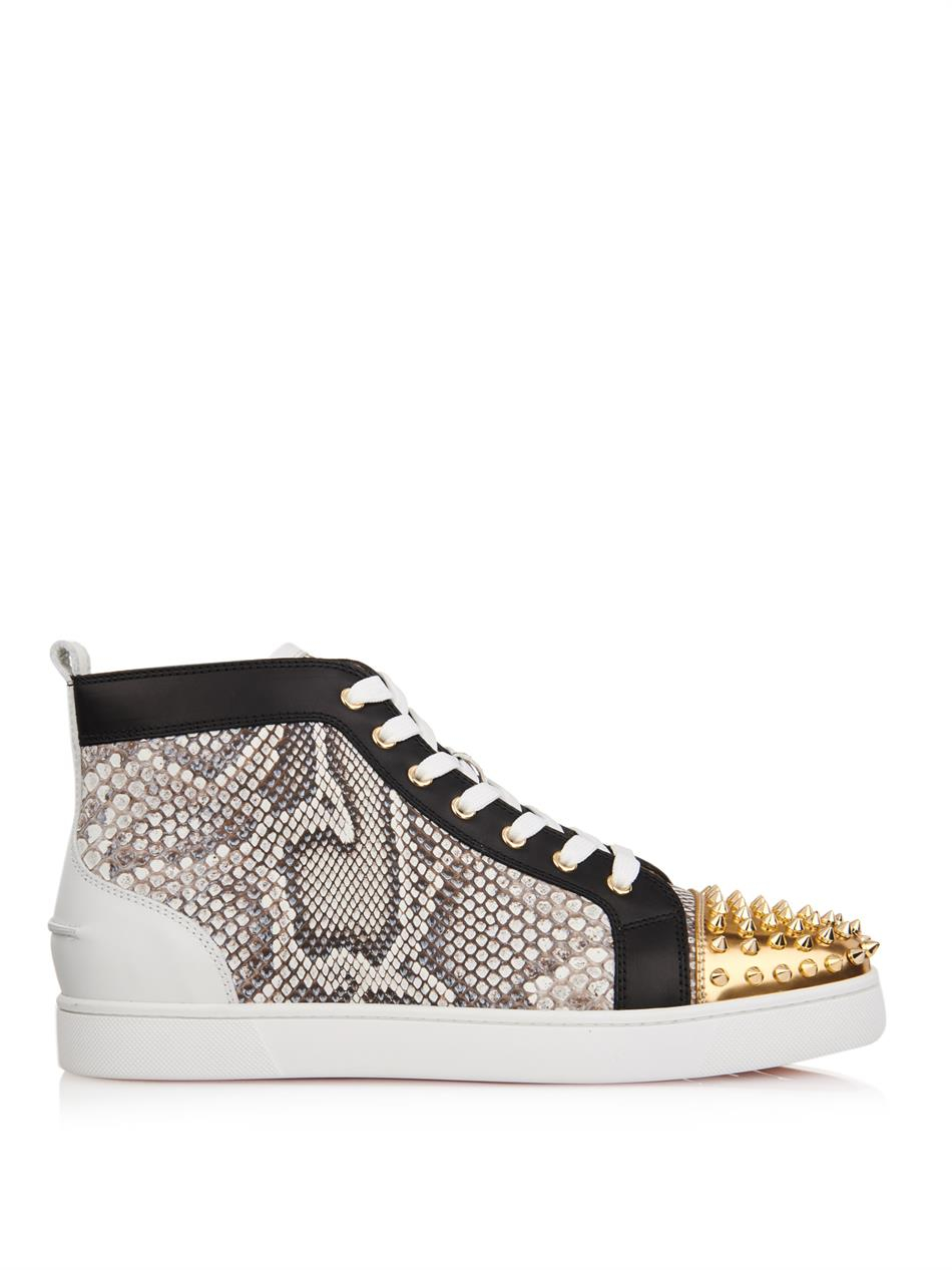 sneakers louboutin python sneakers louboutin python