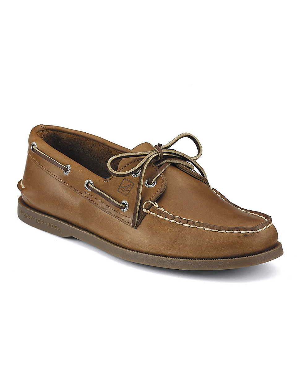 Sperry top-sider Authentic Original 2-eye Leather Boat Shoes in Brown ...