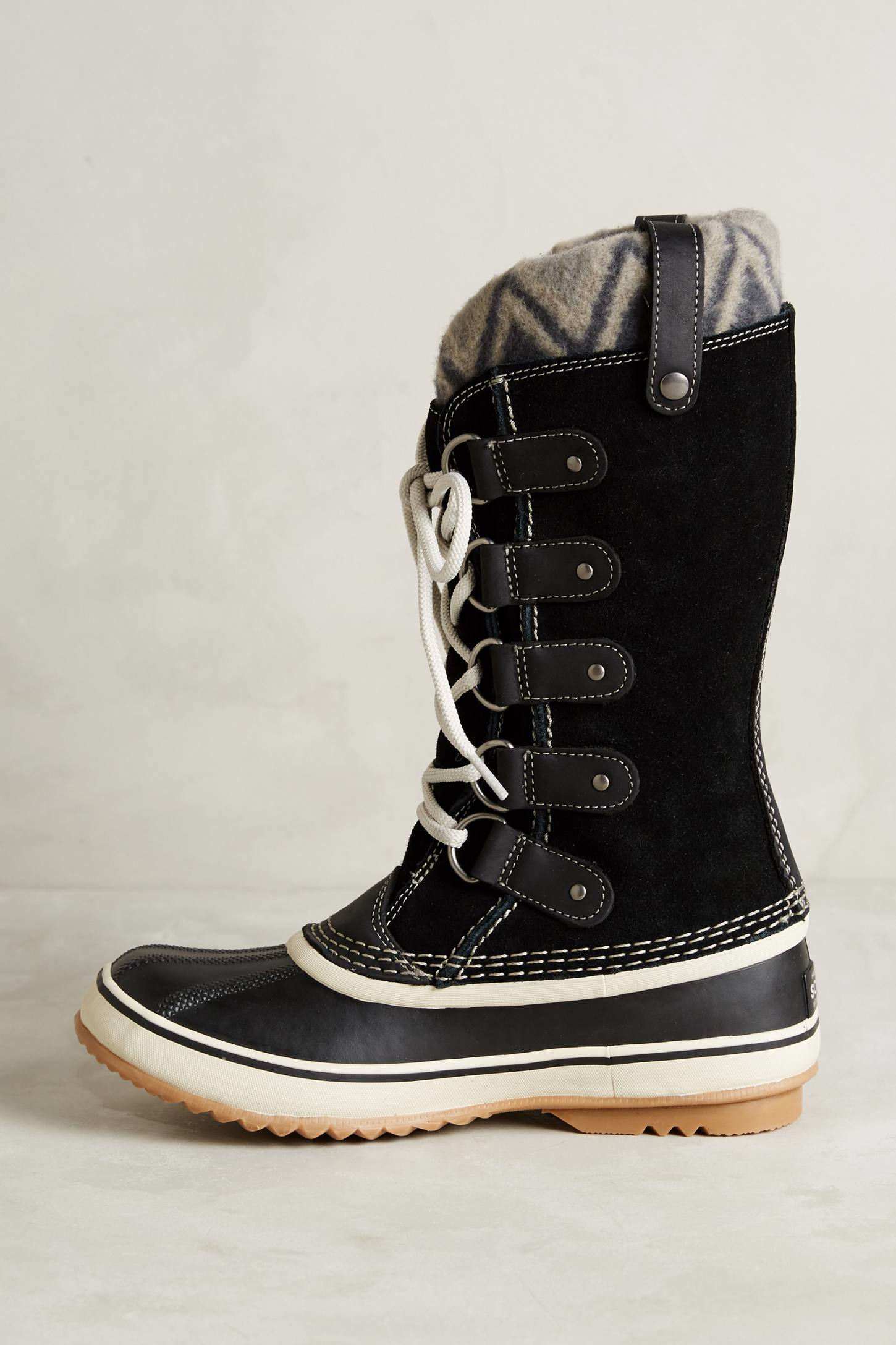 Lyst Sorel Joan Of Arctic Knit Boots in Black