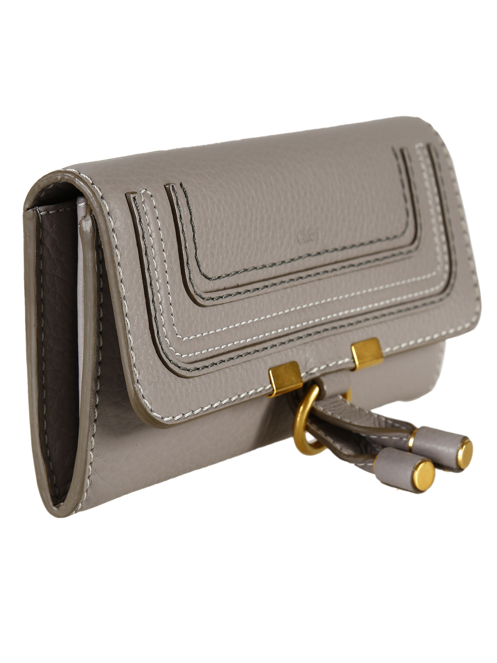 Chlo Chlo Marcie Continental Wallet in Gray (Cashmere Grey) | Lyst