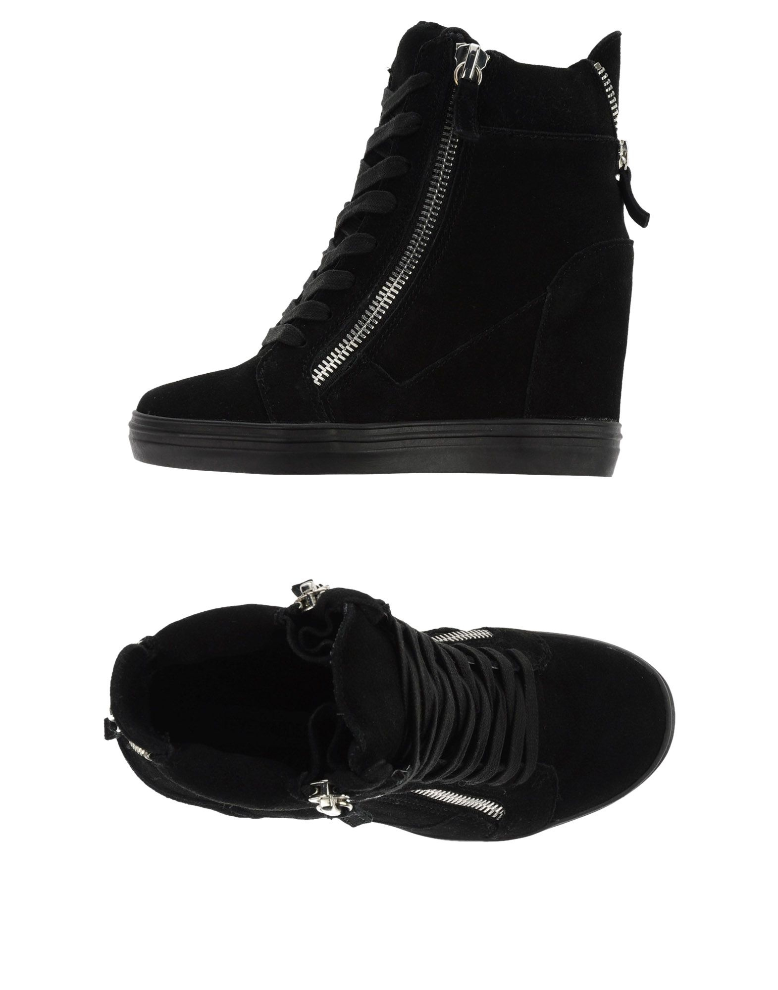 steve madden chunky trainers black