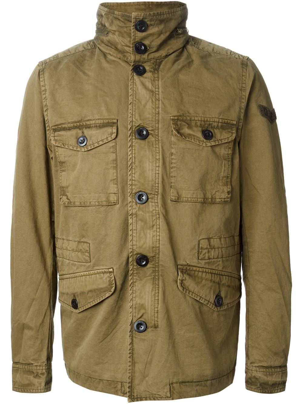 Lyst - Diesel Military Style Jacket in Green for Men