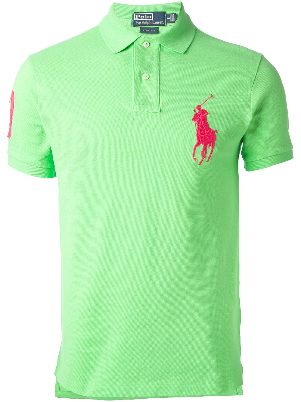Ralph Lauren Blue Label Slim Fit Polo Shirt in Green for Men | Lyst