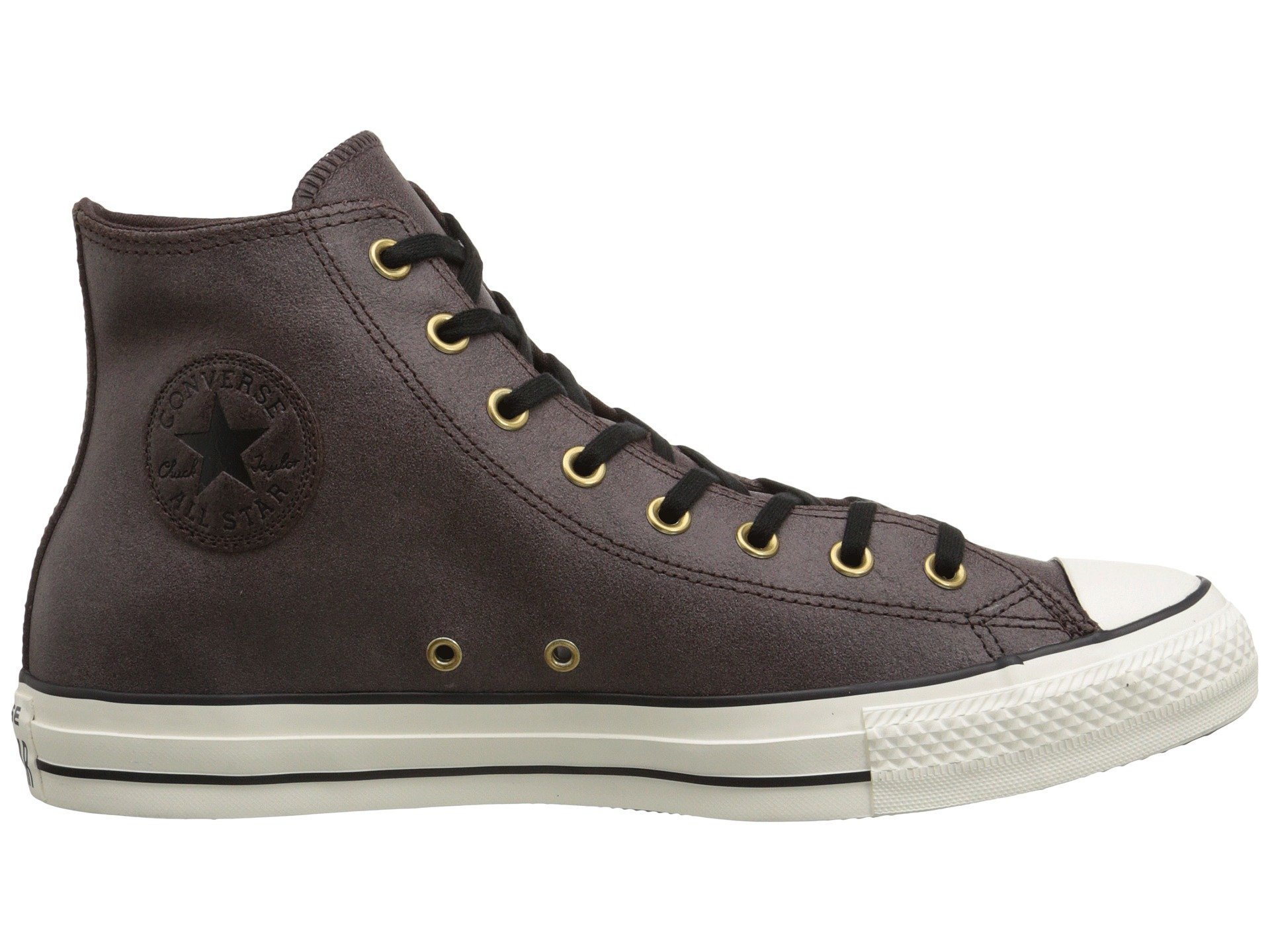Converse Chuck Taylor® All Star® Vintage Leather Hi in Gray | Lyst