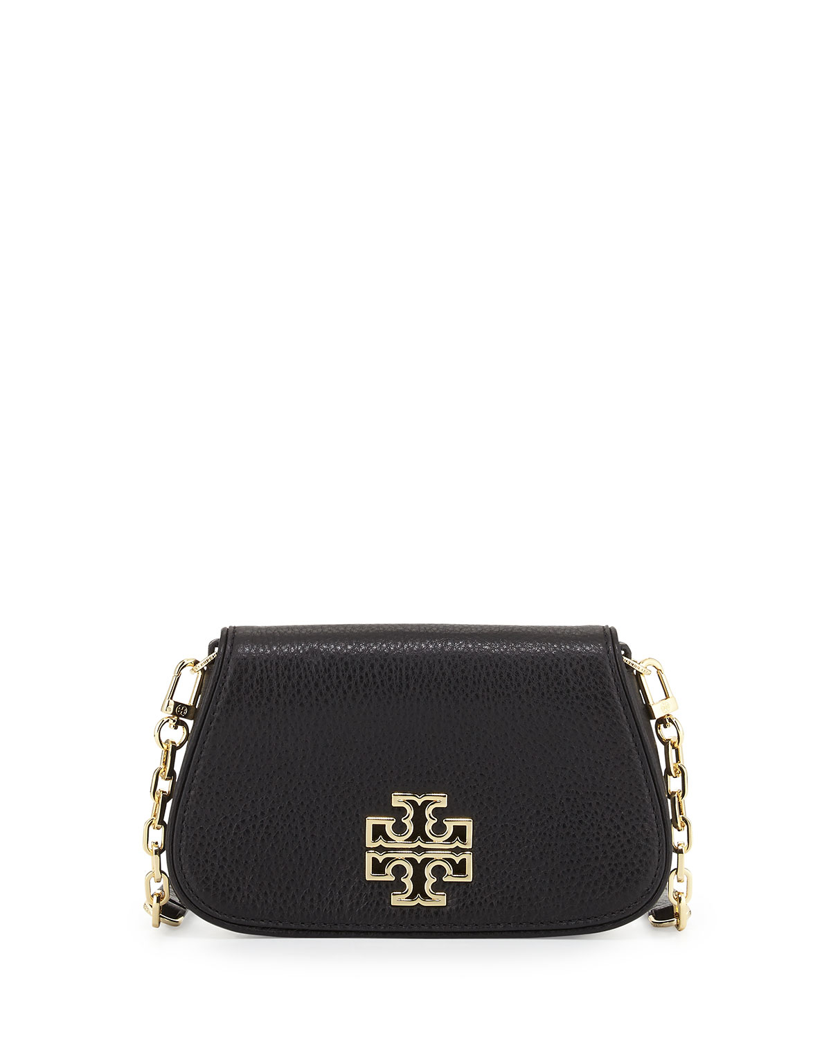 Tory Burch Britten Mini Crossbody Bag in Black | Lyst