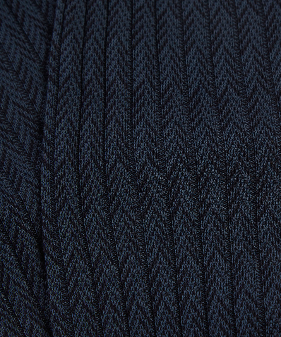 Lyst pantherella navy feathered herringbone socks in blue for men Gamle spiseborde