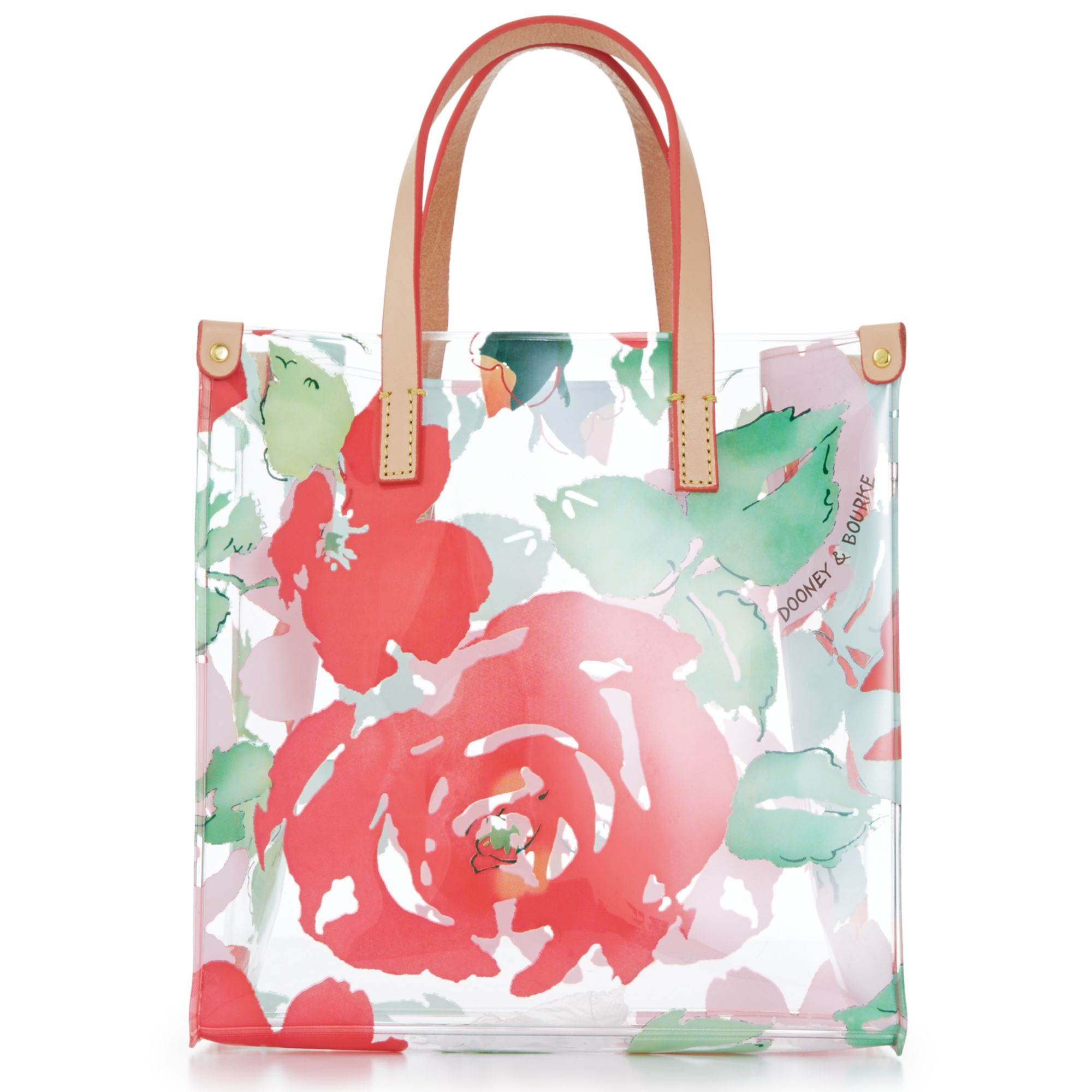 Lyst Dooney Bourke Fl Lunch Tote In Pink Gallery