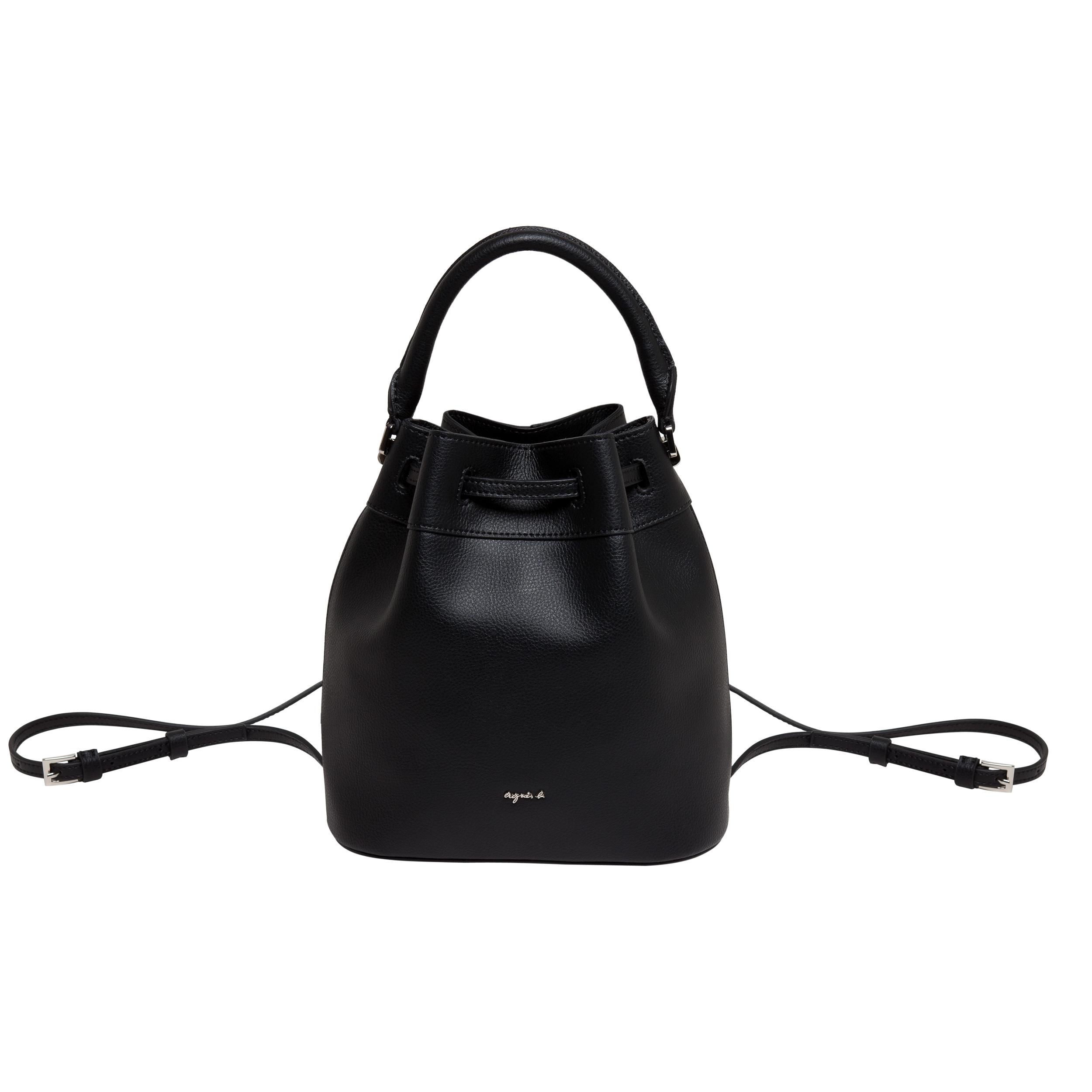 Lyst Agnès B Large Alice Bucket Straps Bag In Black Gallery