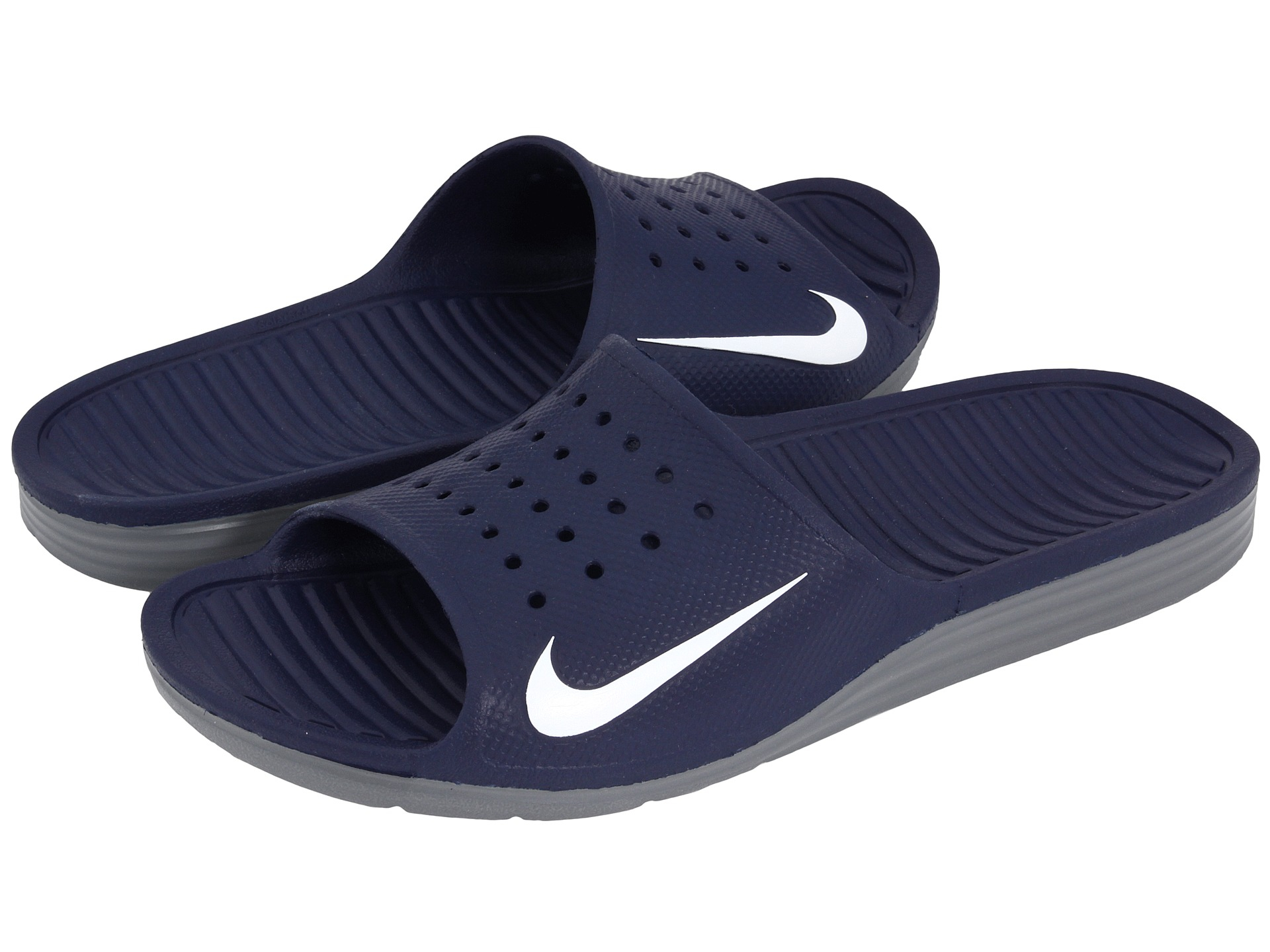 Lyst - Nike Solarsoft Slide in Blue for Men