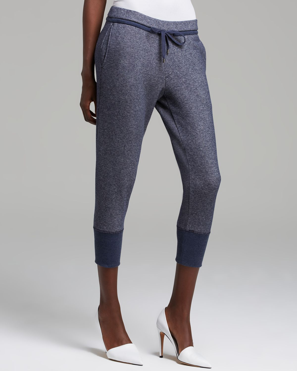 Lyst - Vince Sweatpants Rib Cuff In Blue