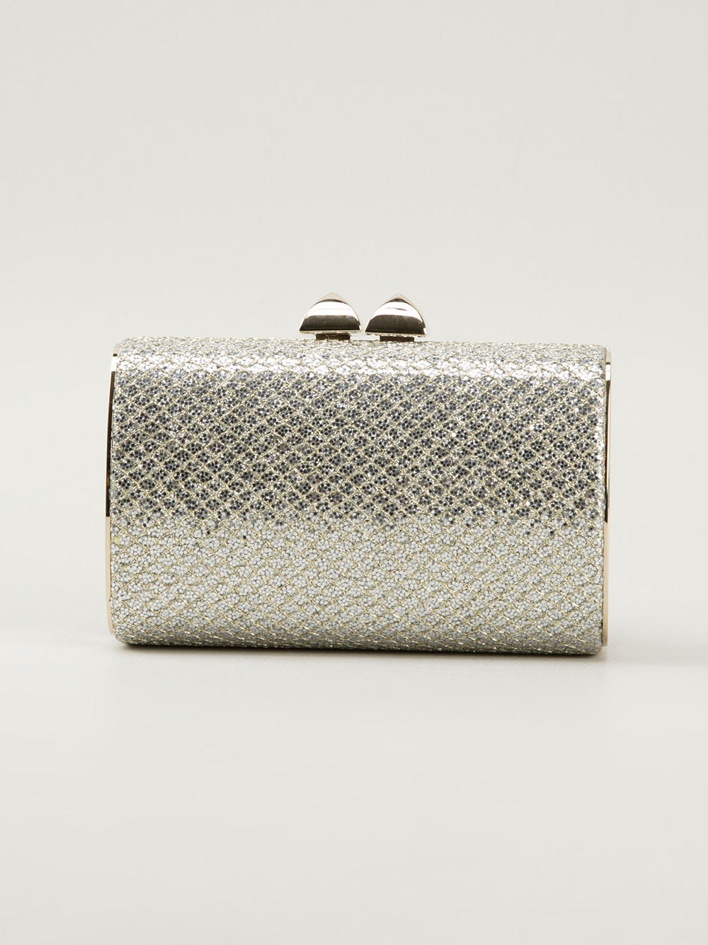 Lyst Jimmy Choo Mini Charm Clutch In Metallic Gallery
