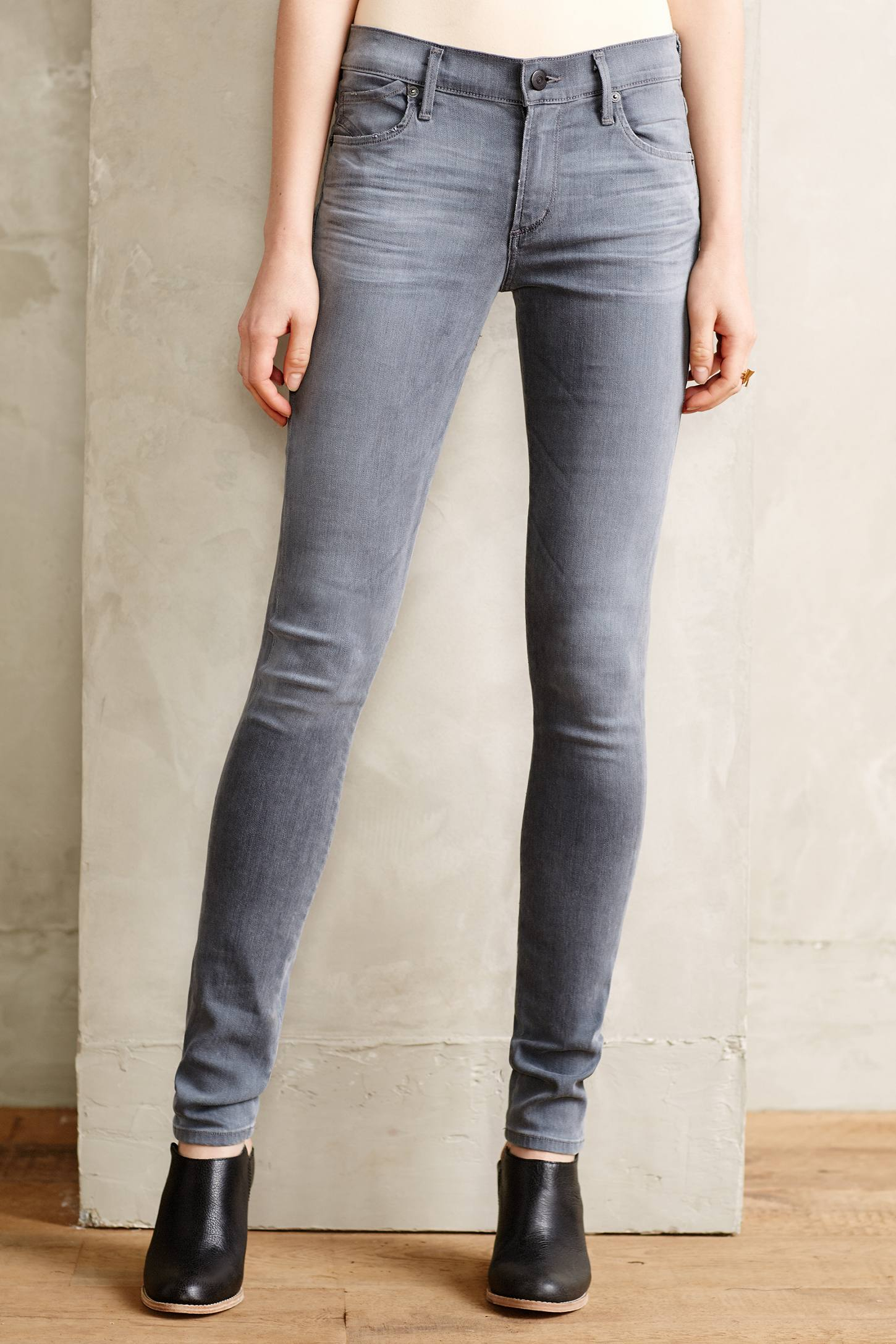 Citizens Of Humanity Avedon Ultra Skinny Jeans in Gray (Chromatic) | Lyst