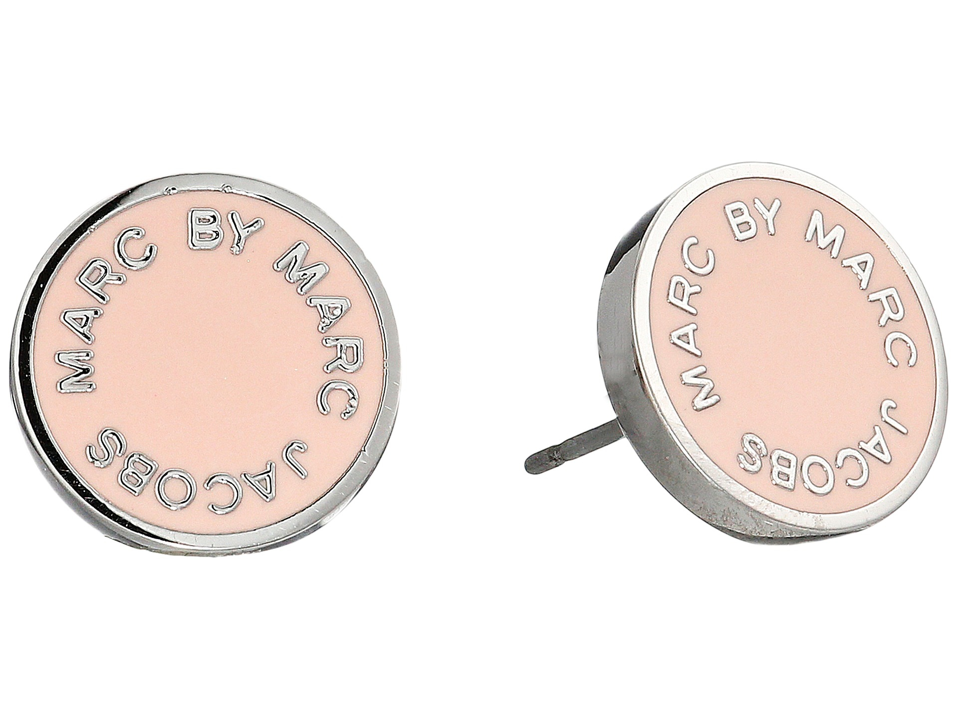 Marc Jacobs Enamel Logo Disc Studs Uk Bat Wall Marc By Jacobs Enamel Logo Disc Earrings Available At Source Gallery