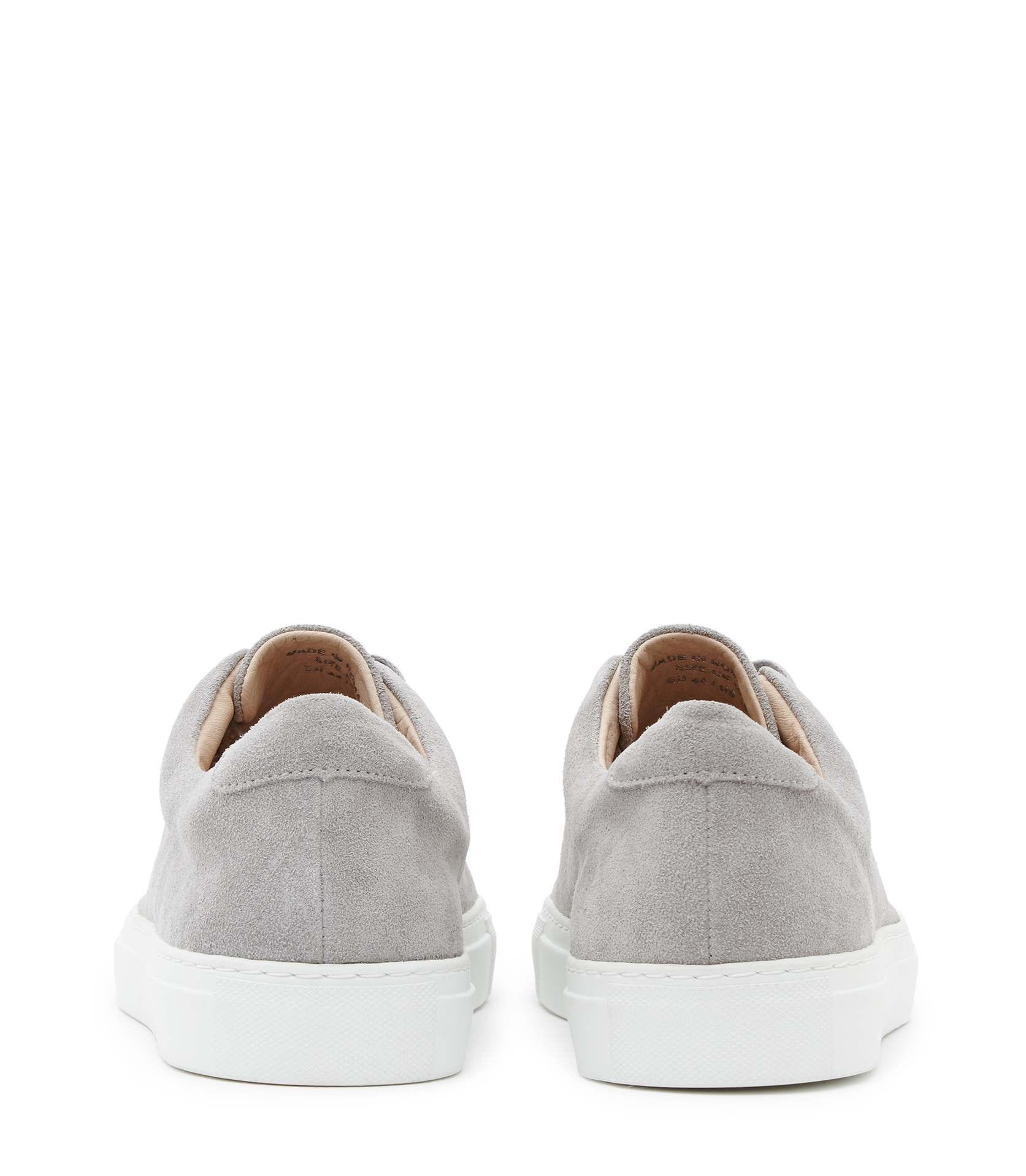 Lyst - Reiss Dan Suede Lace-up Sneakers in Gray for Men