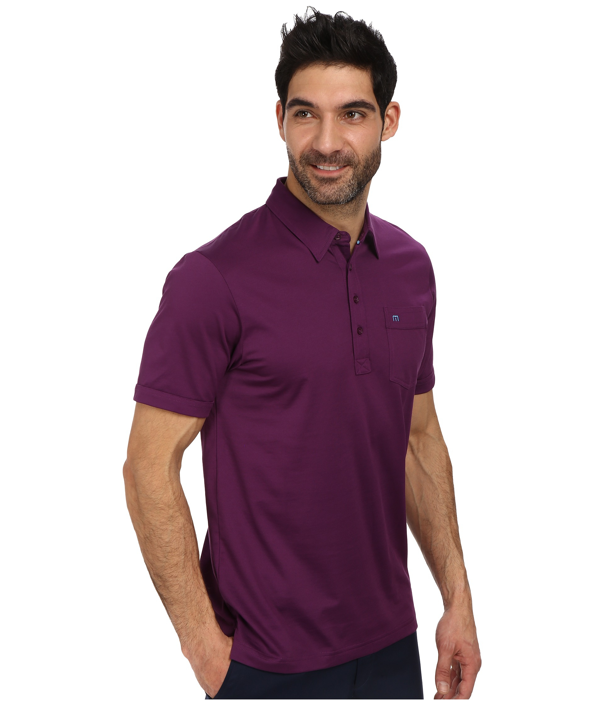 Travis mathew Og S/S Polo in Purple for Men | Lyst