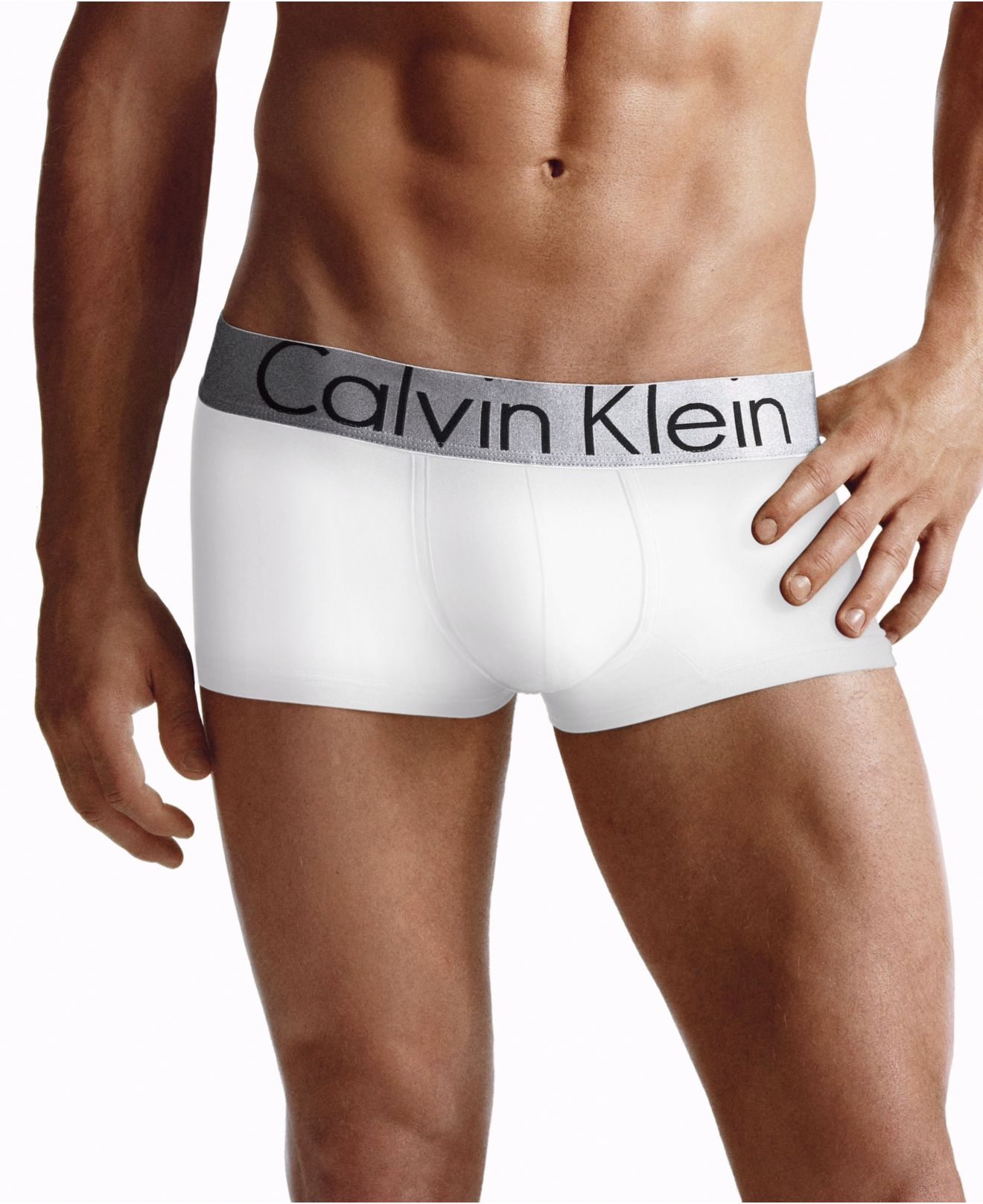 Calvin Klein Men S Underwear Steel Micro Low Rise Trunk U2716 In White For Men Lyst