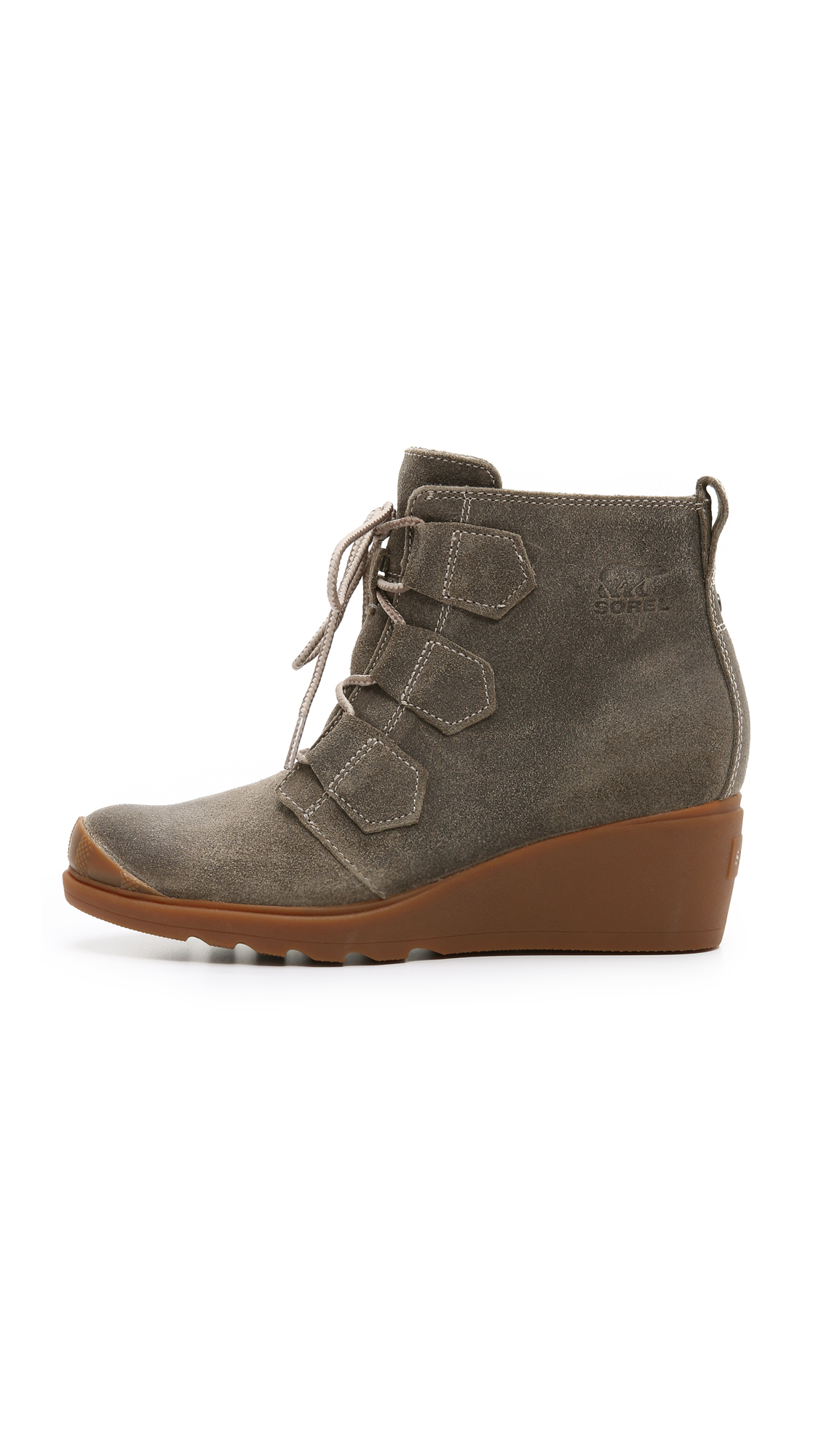 sorel grey booties