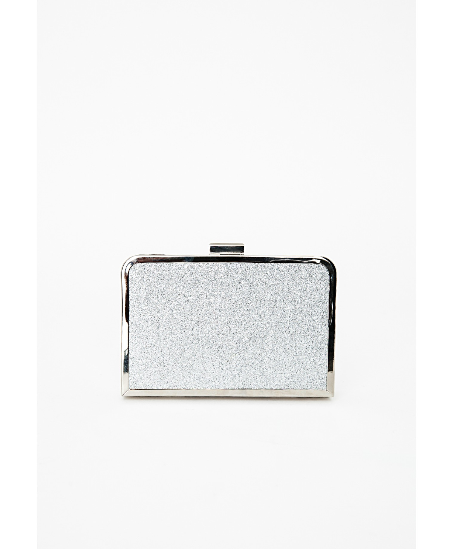 grey box clutch bag