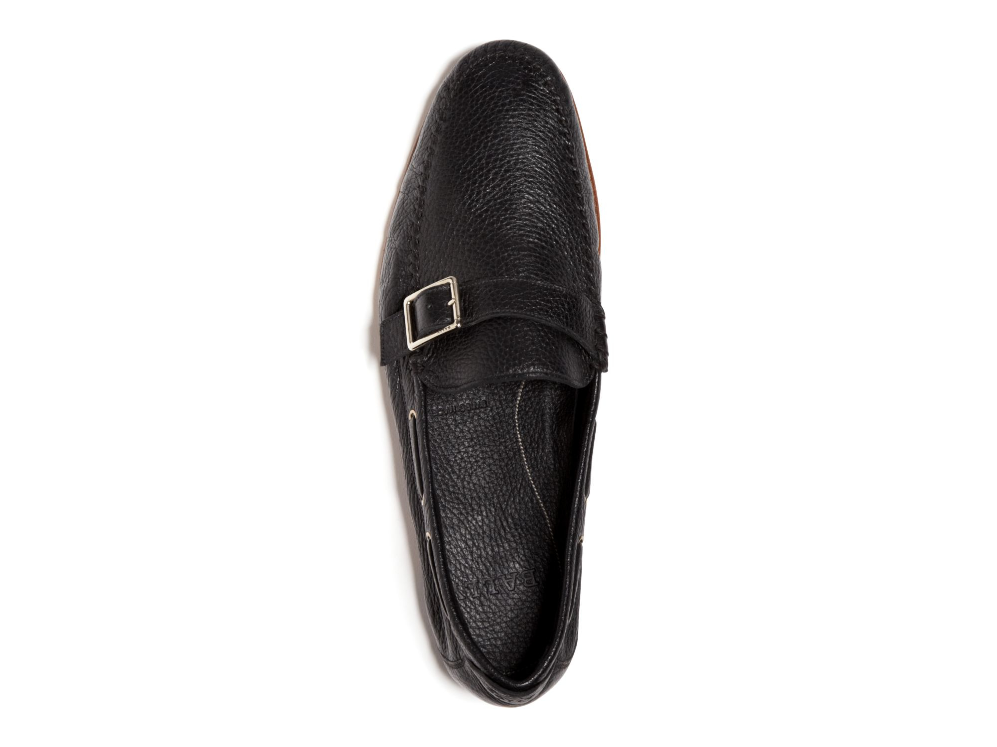 Bally Side Buckle Loafers in Black for Men | Lyst