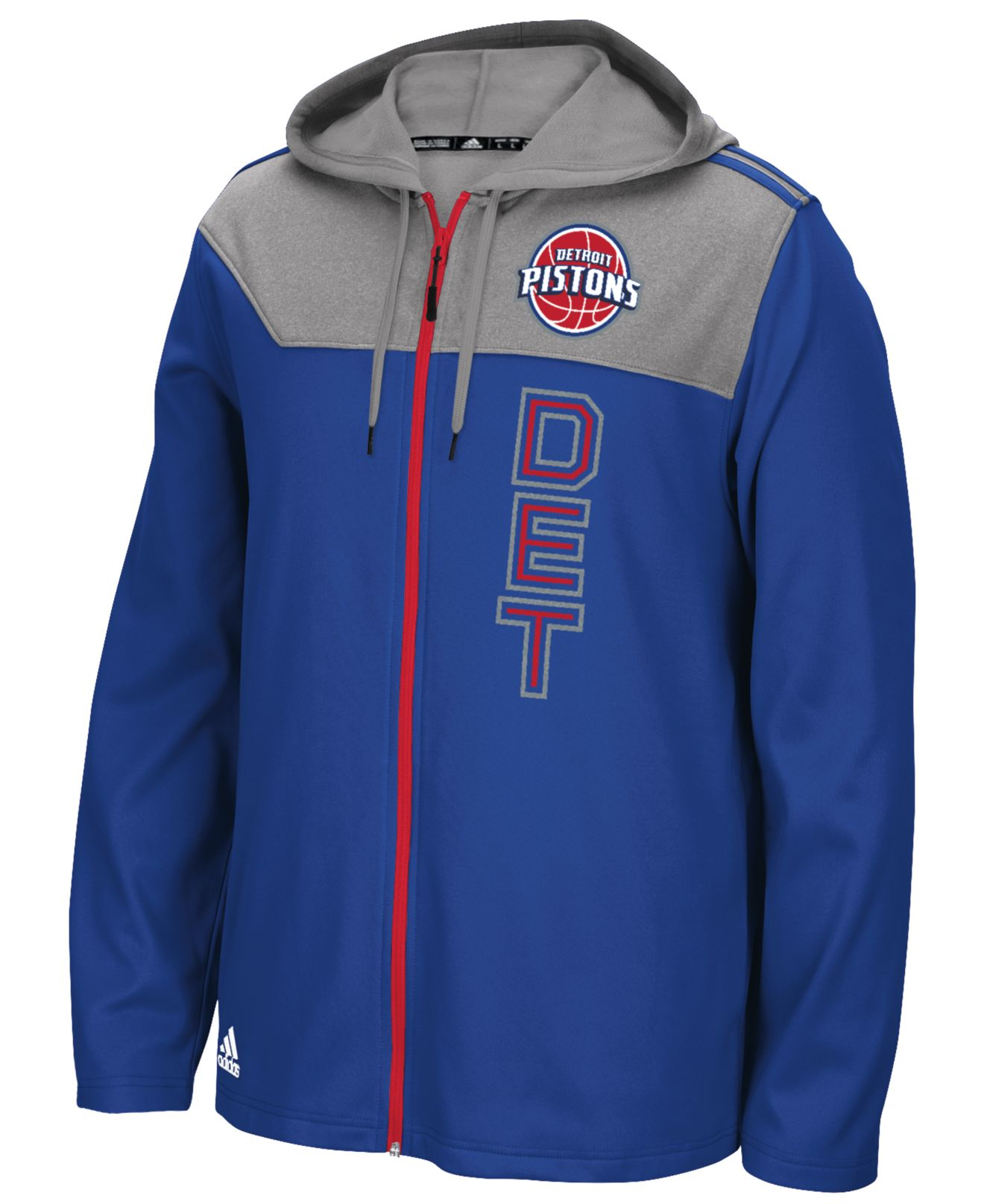 Adidas Men'S Detroit Pistons TipOff FullZip Hoodie in Blue for Men Lyst